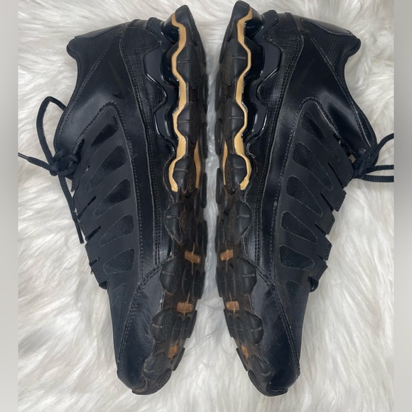 Nike Training Reax 8 TR Black Metallic Gold Mens Shoes Size 11.5 - Picture 7 of 14